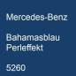 Preview: Mercedes-Benz, Bahamasblau Perleffekt, 5260.